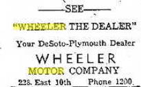 Wheeler the Dealer