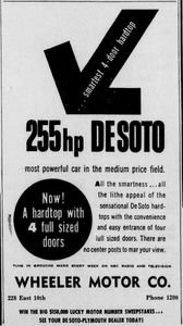 4 Door 1956 Ad